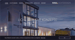 Desktop Screenshot of licht-hau.de